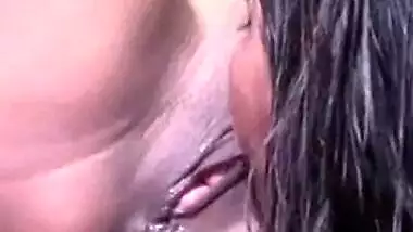 Indian lesbian in bath