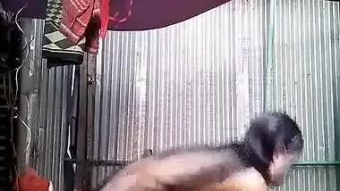 Desi Beautiful Cute Village Girl Bathing Video For Lover