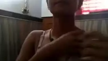 Young Desi seductress takes off bra to reveal her perfect XXX tits