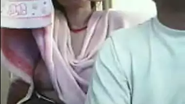 Shy Indian GF shows her gigantic juggs 
