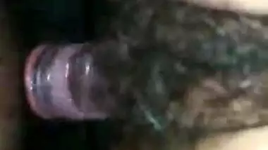 Desi wife hairy pussy fucked by condom cover dick 2