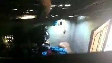 Secretly recording bathing of friends mother