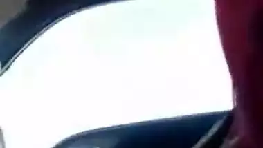 Horny Pakistani couple fucking on the car