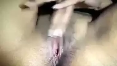 Fingering pussy for the first time
