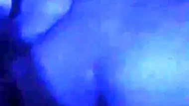 Bhabhi enjoy doggystyle..sex in blue light