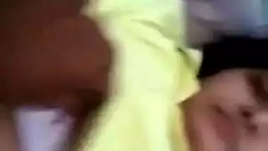 Desi girl enjoying the taste of big fat Desi dick