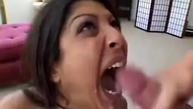 Destiny Deville - s on dick and eats his sauce