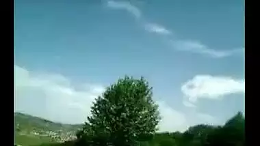 Desi teen hot amateur gal outdoor sex with lover