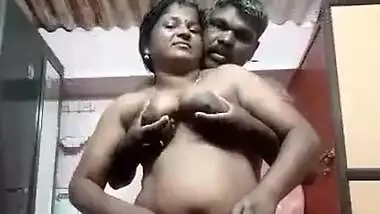 Desi Village lady with Fathrinlw