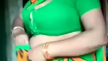 Desi Milf Married Aunty After Fuck Wearing Saree