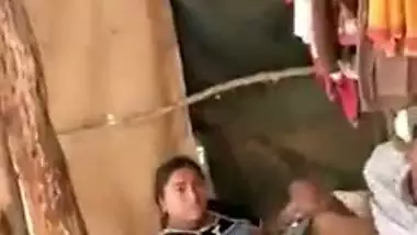 Husband caught unsatisfied wife she fuck with lover in barn, scandal Desi mms