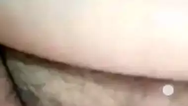 Showing boobs and hairy pussy to lover