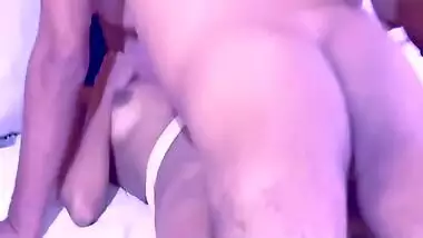 My Big Cock Boyfriend Done A Hardcore Threesome With My Hot Big Boobs Friend And Me After Dinner