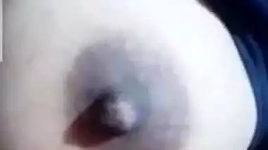 Cute village girl showing her clean pussy on video call