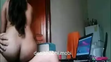 Hot college girl riding dick of her lover