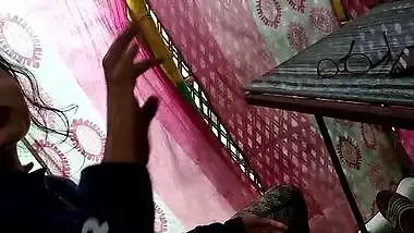 Assamese teen girl giving blowjob outdoors