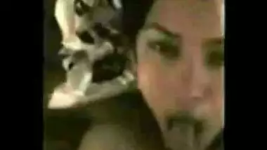 Indian college busty babe riding her lover