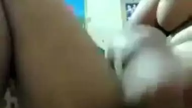 Bengali Boudi masturbating pussy with cucumber