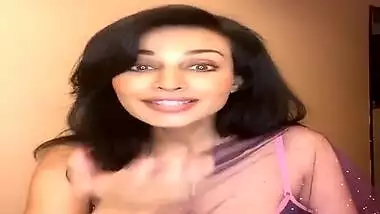 Randi Flora Saini Selling her Cleavage on her App “Guys Buy Ticket and Undress Me”