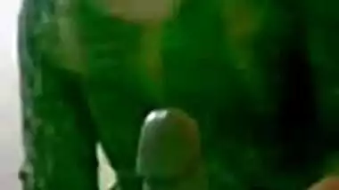 Sexy desi girl handjob and blowjob