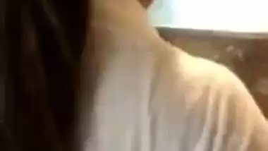 Hot Mumbai Girl’s Sexy MMS Exposing Boobs And Legs In Hotel Room