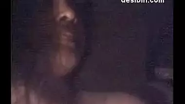 Desi bhabhi enjoying her first time sex video on a webcam with her boyfriend