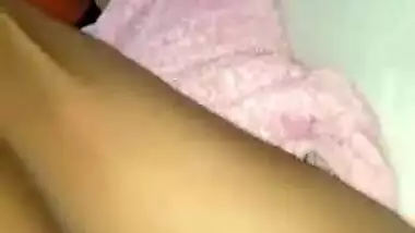 People can check out Desi girl's pussy even though porn video is short