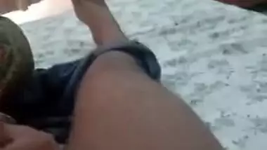 Local Desi XXX aunty sucking dick of her house owner MMS