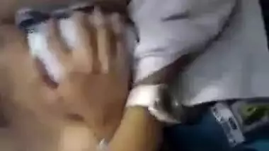 Cute girl encouraged by boyfriend to stripped
