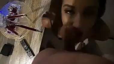 Indian Desi sister brother sucking cock