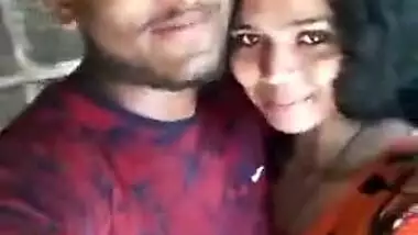 Desi collage lover outdoor sexy kissing