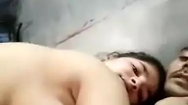 Cute lovers home sex MMS video