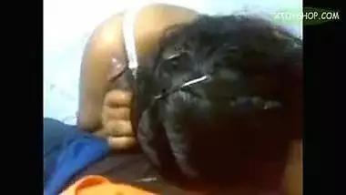 Hot mallu aunty sucking penis of tenant