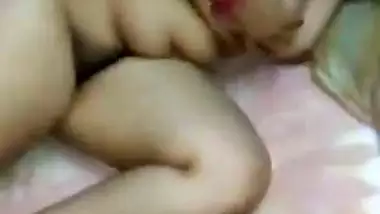 Beautiful Indian prostitute showing with client