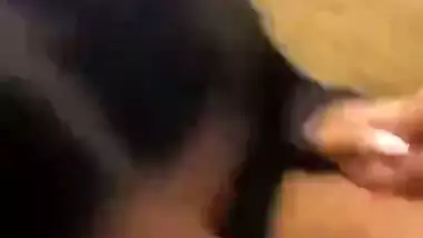 College Babe Sucking a Huge Dick on the Kitchen Floor