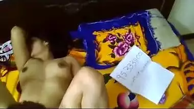 Indianporn movie scene of a lewd bhabhi enjoying three-some sex with her allies
