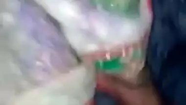 Indian babe wanks cameraman's sex stick and takes her XXX tits to light