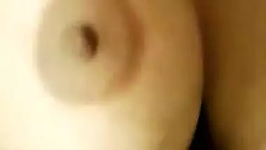 Indian GF Waafa Selfie Video 4 BF exposing boobs n pussy