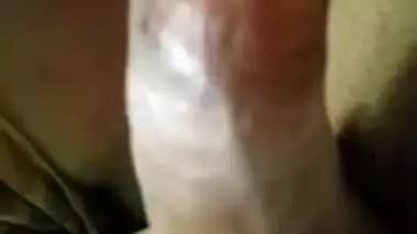 Indian wife giving sensous blowjob to a young guy her cuckold hubby record