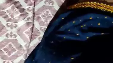 Son touches dick to his mom and cums on her in desi sex MMS