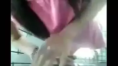 Free Indian sex movie scene of hawt legal age teenager sister with cousin stepbrother