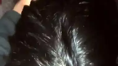 Horny Chennai girl gives a deep Tamil blowjob to her friend