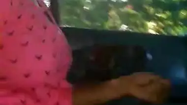 Young lovers car sex video