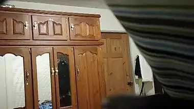 Hot Indian Stepmom with Big Tits Drying After Shower