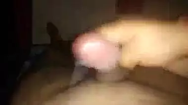 Horny housewife handjob to hubbyâ€™s brother