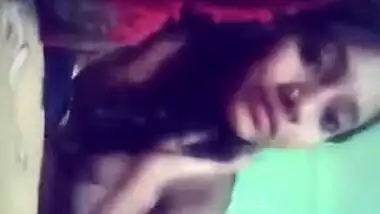 Lovely India XXX webcam show of stripping butted girl with wavy hair