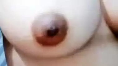 Cute chick stripping and XXX spreading her Desi pussy for close-up
