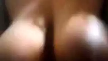 Bouncing Desi big boobs show during sex ride