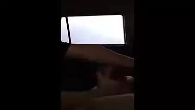 NRI girl enjoys hardcore outdoor sex with her lover in his car