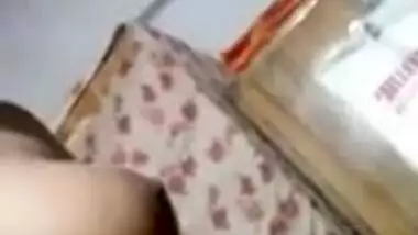 Village girl making video for lover